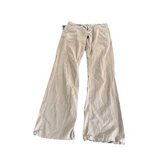 BKE Casuals Carter Pants Mens Size 32L Straight Leg Relaxed Khaki Stretch Buckle